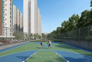 Basketball Court at Kohinoor Boulevard Towers